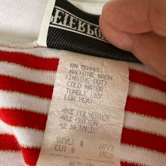 90’s Peter Popovitch Oversized Cardigan Sweater Nautical Medium - Picture 7 of 11